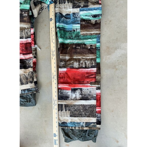 Burton Mens Snowboard Pant Size Small Multicolor Novelty Print Ltd Edition Ski - Picture 16 of 16